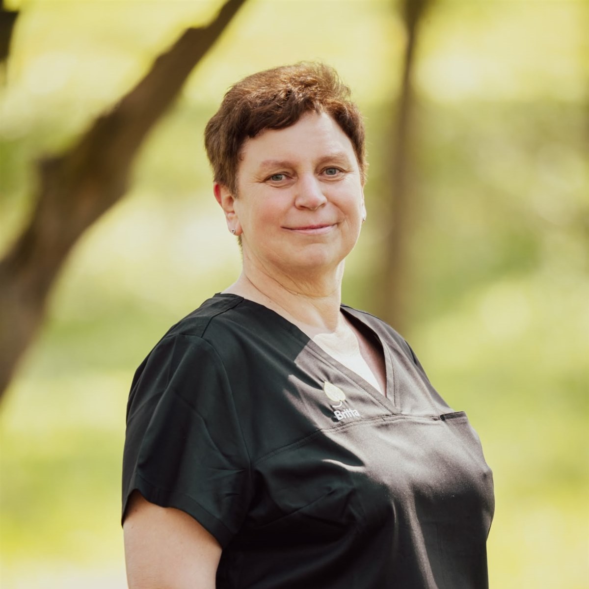 Britta aus der Rezeption und Patientenbetreuung