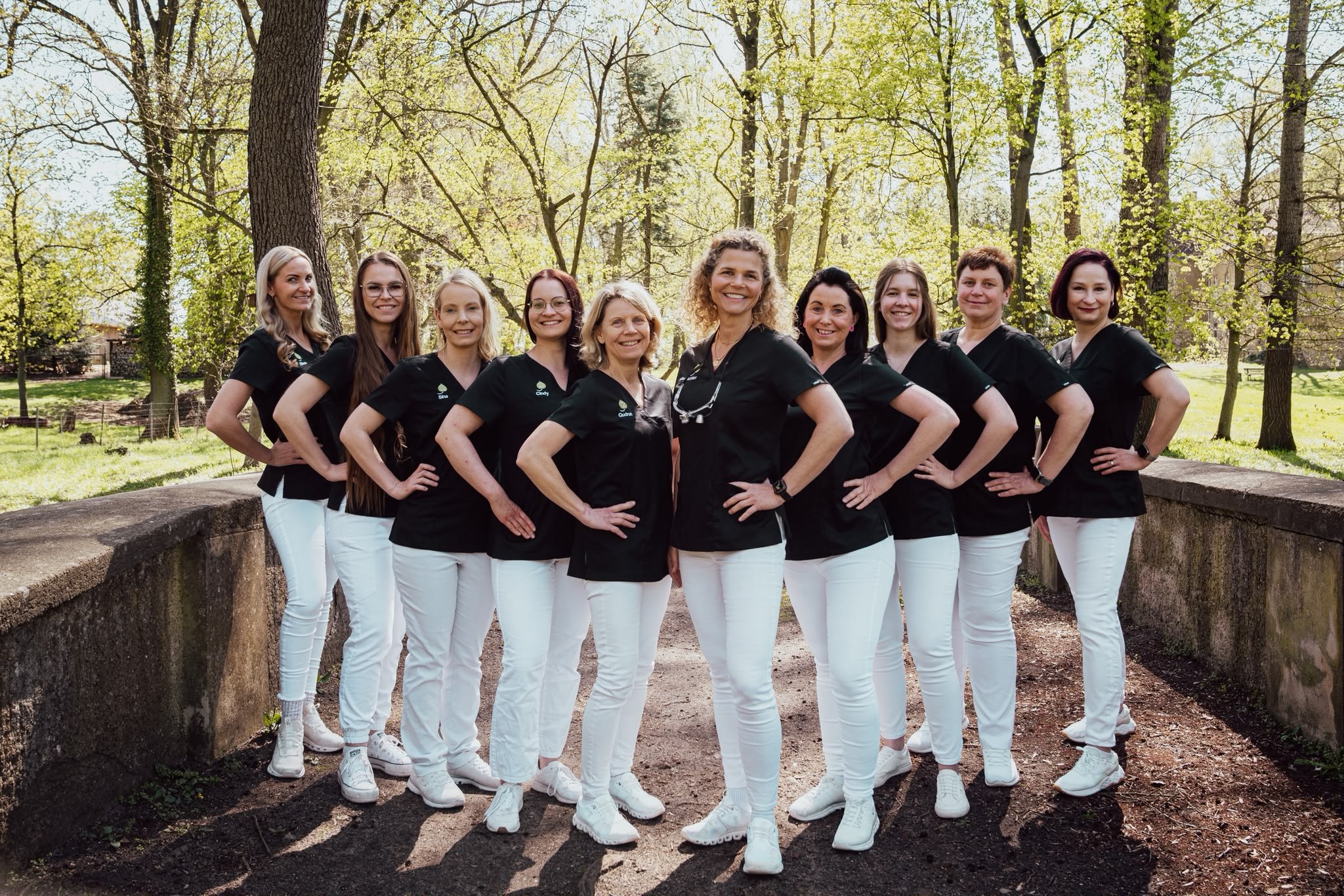 Das aktuelle Team der Zahnarztpraxis Lindenberg